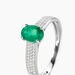 Bague Crista Or Blanc Emeraude Et Diamant - Bagues vintage Femme | Marc Orian