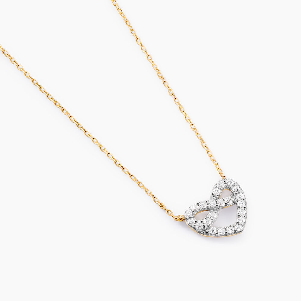 Collier Gwenneth Or Jaune Oxyde De Zirconium - Colliers avec pierres Femme | Marc Orian