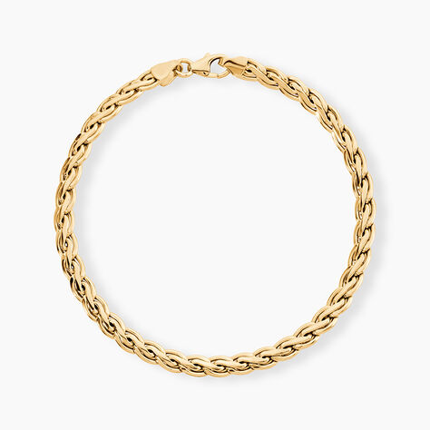Bracelet Jayna Maille Palmier Or Jaune - Bracelets mailles Femme | Marc Orian
