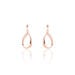 Boucles D'oreilles Pendantes Maritie Argent Rose Oxyde De Zirconium - Pendantes Femme | Marc Orian