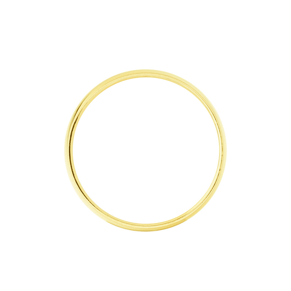 Alliance Irais Demi Jonc Classique Or Jaune - Alliances personnalis&eacute;es Famille | Marc Orian