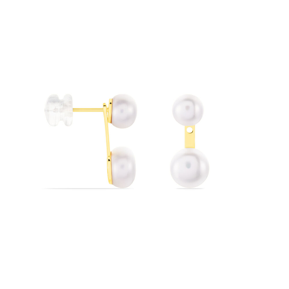 Bijoux D'oreilles Seona Or Jaune Perle De Culture - Piercings d'oreilles Femme | Marc Orian