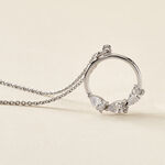 Collier Izamal Argent Blanc Oxyde De Zirconium - Colliers avec pierres Femme | Marc Orian