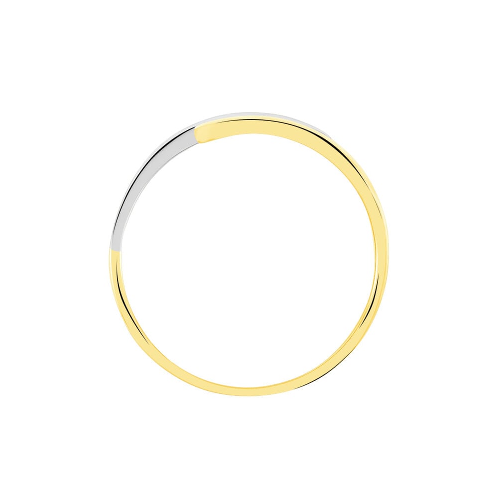 Bague Delphine Or Bicolore Diamant - Parures de mariage Femme | Marc Orian