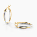 Cr&eacute;oles Maelia Or Bicolore - Cr&eacute;oles Femme | Marc Orian