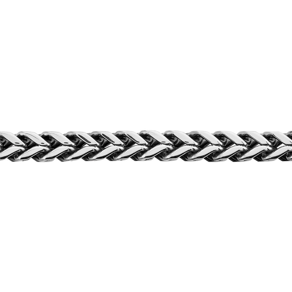 Bracelet Manuel Acier Blanc - Bracelets mailles Homme | Marc Orian