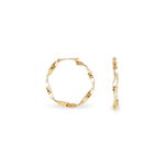 Cr&eacute;oles Lenna Torsad&eacute;e Plaqu&eacute; Or Jaune - Cr&eacute;oles Femme | Marc Orian