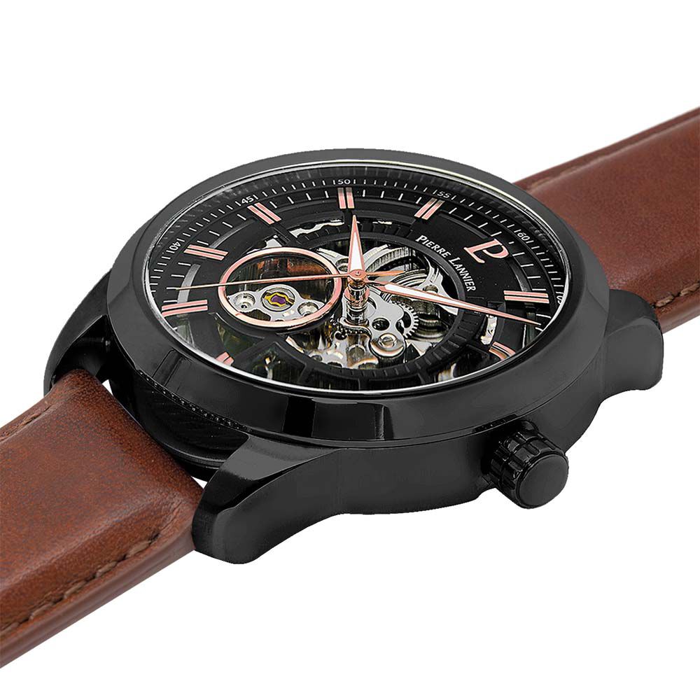 Montre Pierre Lannier Automatique 44 Noir - Montres automatiques Homme | Marc Orian