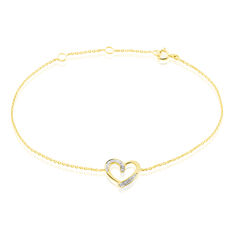 Bracelet Or Jaune Ignaz Diamants - Bracelets mailles Femme | Marc Orian