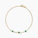 Bracelet Esmerald Rendez-vous Or Jaune Emeraude - Bracelets chaînes Femme | Marc Orian