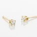 Boucles D'oreilles Puces Aphrodite Or Jaune Diamant - Puces Famille | Marc Orian