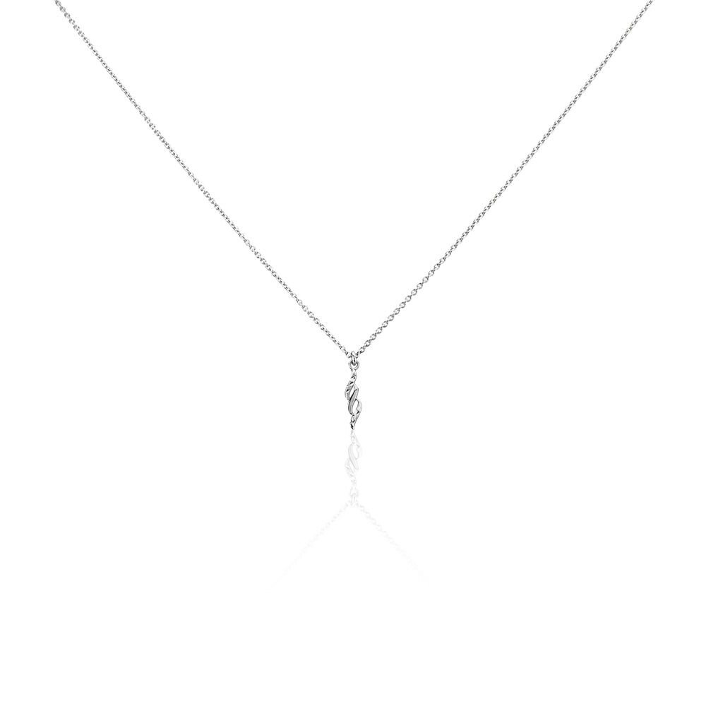 Collier Argent Blanc Lempa - Colliers fantaisie Femme | Marc Orian