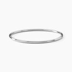 Bracelet Jonc Tabata Argent Blanc - Bracelets joncs Femme | Marc Orian