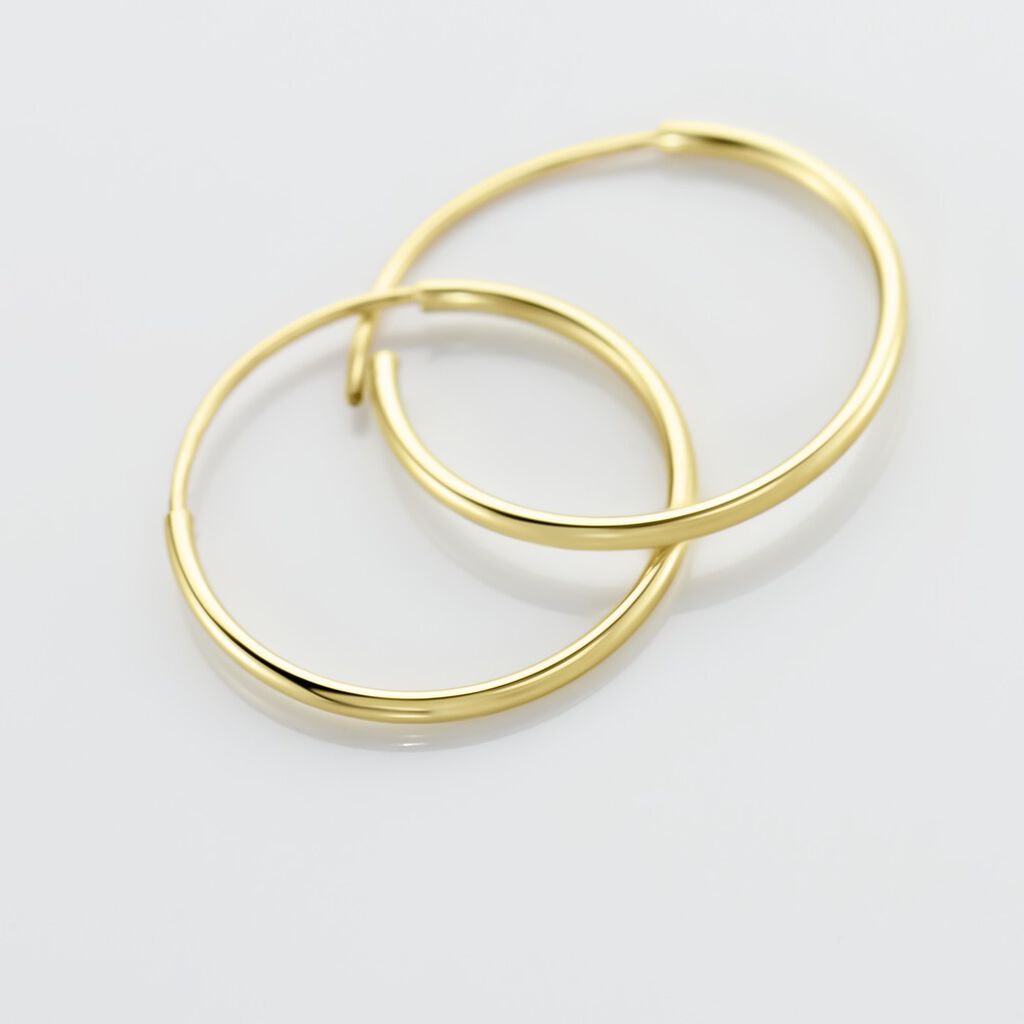 Créoles Muses Or Jaune - Boucles d'oreilles Créoles Femme | Marc Orian