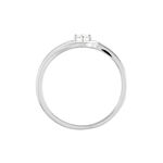 Bague Onenn Or Blanc Diamant - Solitaires Femme | Marc Orian