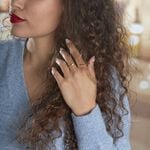 Bague Solitaire Vicoeuria Or Jaune Diamant Synth&eacute;tique - Parures de mariage Femme | Marc Orian