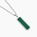 Collier Stones Argent Blanc Malachite - Colliers avec pierres Homme | Marc Orian