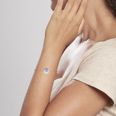 Bracelet Hoelenn Argent Blanc - Bracelets chaînes Femme | Marc Orian