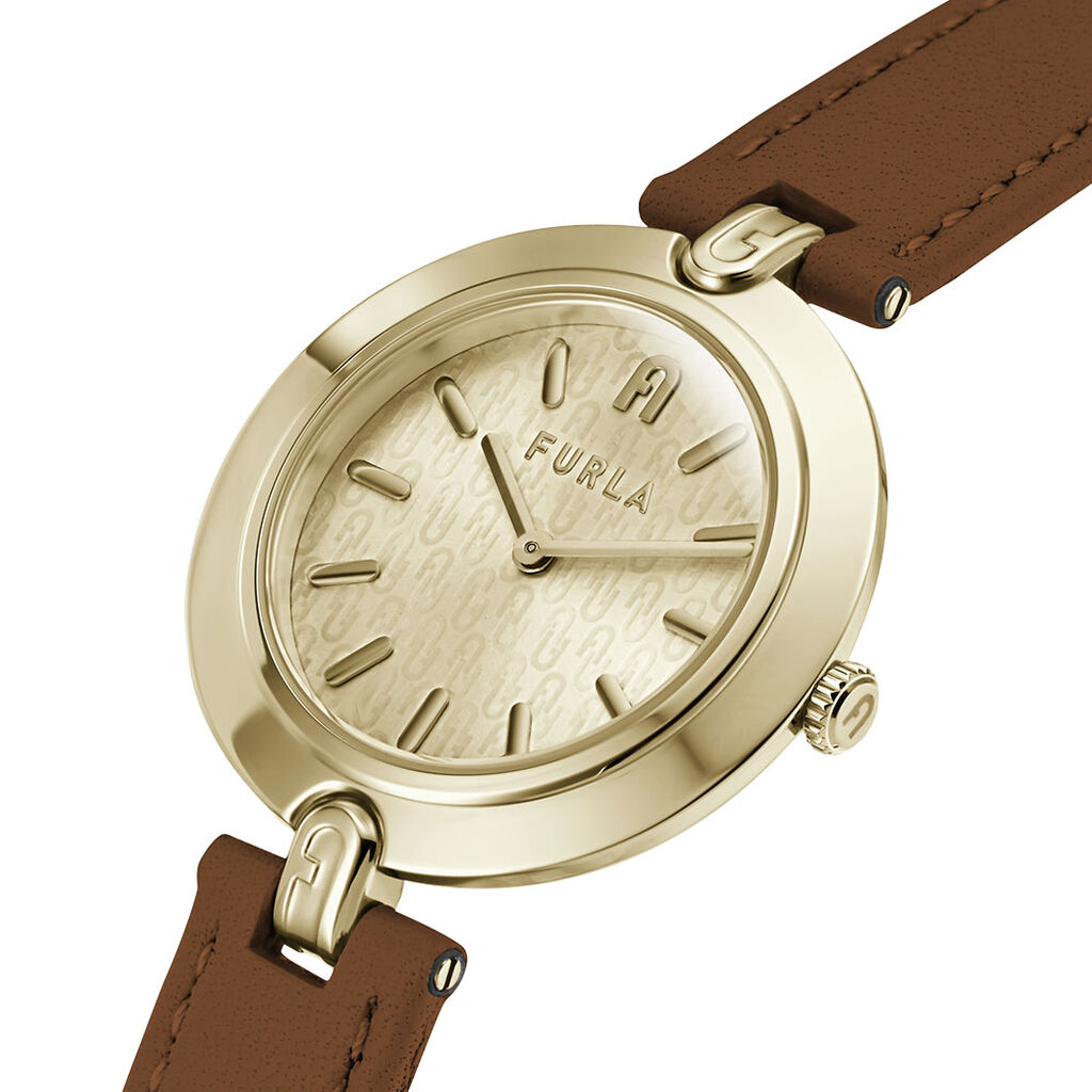 Montre Furla Logo Links Doré - Montres classiques Femme | Marc Orian