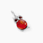 Pendentif Argent Blanc Benoite Ambre - Pendentifs Femme | Marc Orian