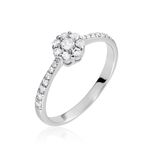 Bague Firmin Argent Blanc Oxyde De Zirconium - Bijoux fantaisie Femme | Marc Orian