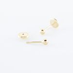 Boucles D'oreilles Puces Or Jaune Fidelia - Puces Famille | Marc Orian