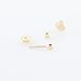 Boucles D'oreilles Puces Or Jaune Fidelia - Puces Famille | Marc Orian