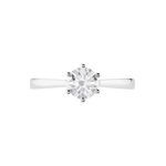 Bague Solitaire Athena Or Blanc Diamant - Parures de mariage Femme | Marc Orian