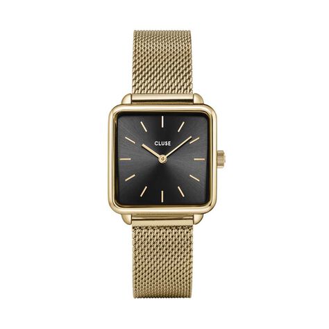 Montre Cluse Tetragone Noir - Montres Femme | Marc Orian