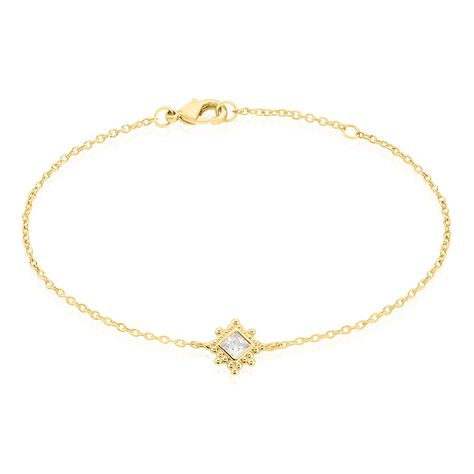 Bracelet Bobbie Plaqué Or Jaune Oxyde De Zirconium - Bracelets chaînes Femme | Marc Orian