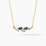 Collier Oc&eacute;an Or Jaune Topaze - Colliers avec pierres Femme | Marc Orian
