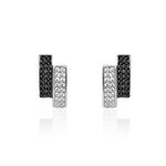 Boucles D'oreilles Puces Ouarida Argent Blanc Oxyde De Zirconium - Puces Femme | Marc Orian