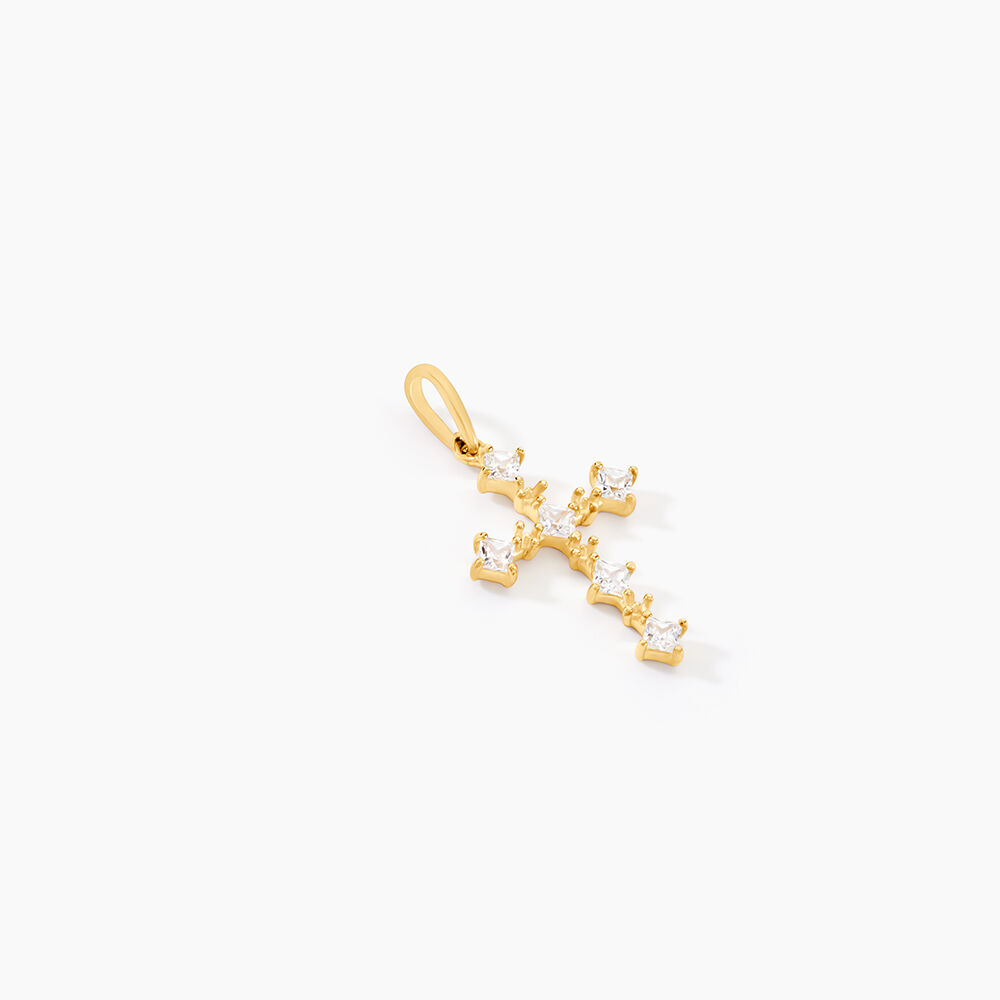 Pendentif Cleto Or Jaune Oxyde De Zirconium - Pendentifs Femme | Marc Orian