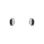 Boucles D'oreilles Puces Urania Or Blanc Diamant - Puces Femme | Marc Orian