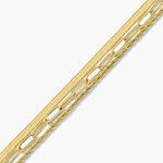 Bracelet Mandera Acier Jaune - Bracelets cha&icirc;nes Femme | Marc Orian