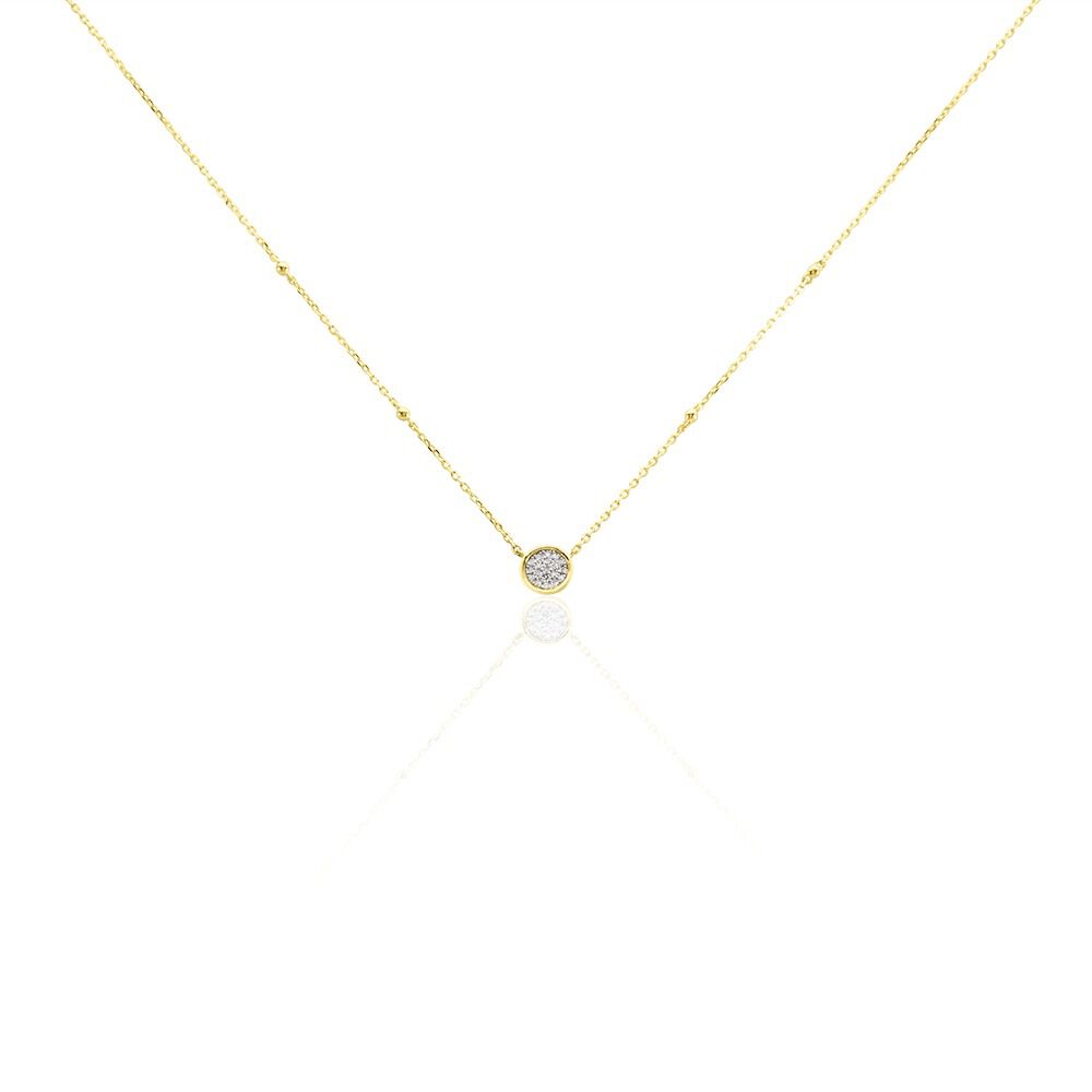 Collier Melisane Or Jaune Diamant - Colliers avec pierres Femme | Marc Orian