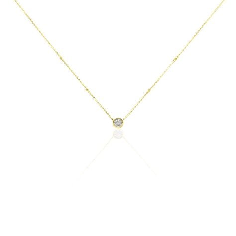 Collier Melisane Or Jaune Diamant - Colliers avec pierres Femme | Marc Orian