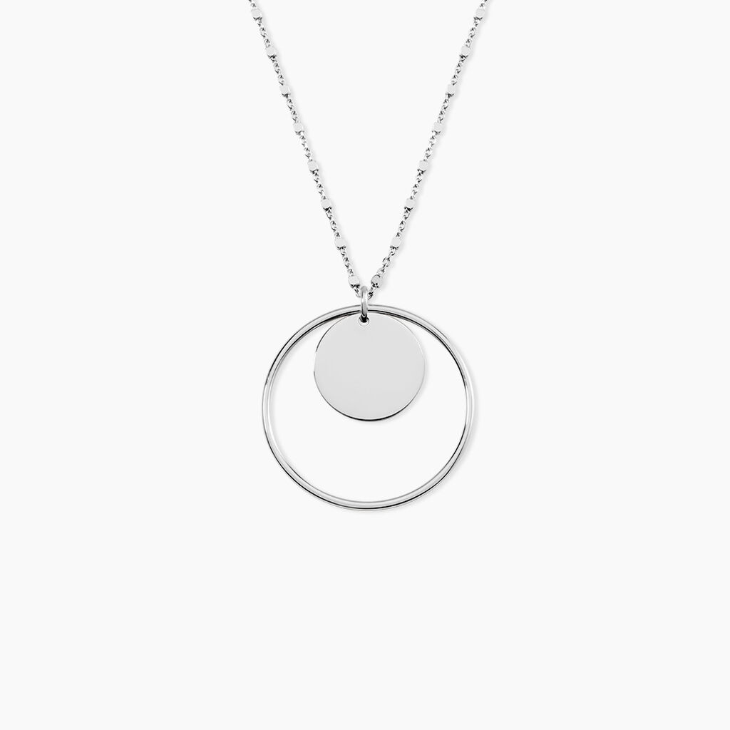 Collier Argent Blanc Ortensia - Colliers fantaisie Femme | Marc Orian