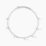 Bracelet Argent Collie Argent Blanc Oxyde - Bracelets fantaisie Femme | Marc Orian
