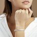 Bracelet Jonc Thaira Argent Blanc - Bracelets joncs Femme | Marc Orian