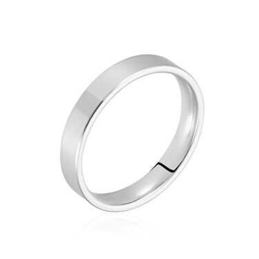 Alliance Or Blanc Gaaia 4mm Alliance Or Blanc Gaaia 4mm