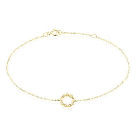 Bracelet Or Jaune Adino Diamants - Bracelets cha&icirc;nes Femme | Marc Orian
