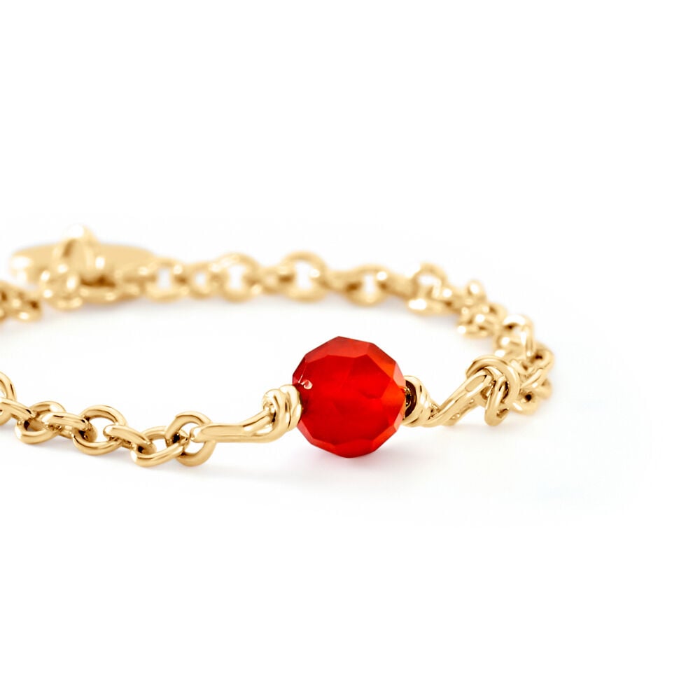 Bague Calliope Plaqu&eacute; Or Dor&eacute; Agate - Bijoux fantaisie Femme | Marc Orian