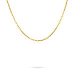 Cha&icirc;ne Igoa Maille For&ccedil;at Diamantee Or Jaune - Chaines Famille | Marc Orian