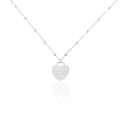 Collier Argent Blanc Laurentin - Colliers fantaisie Femme | Marc Orian