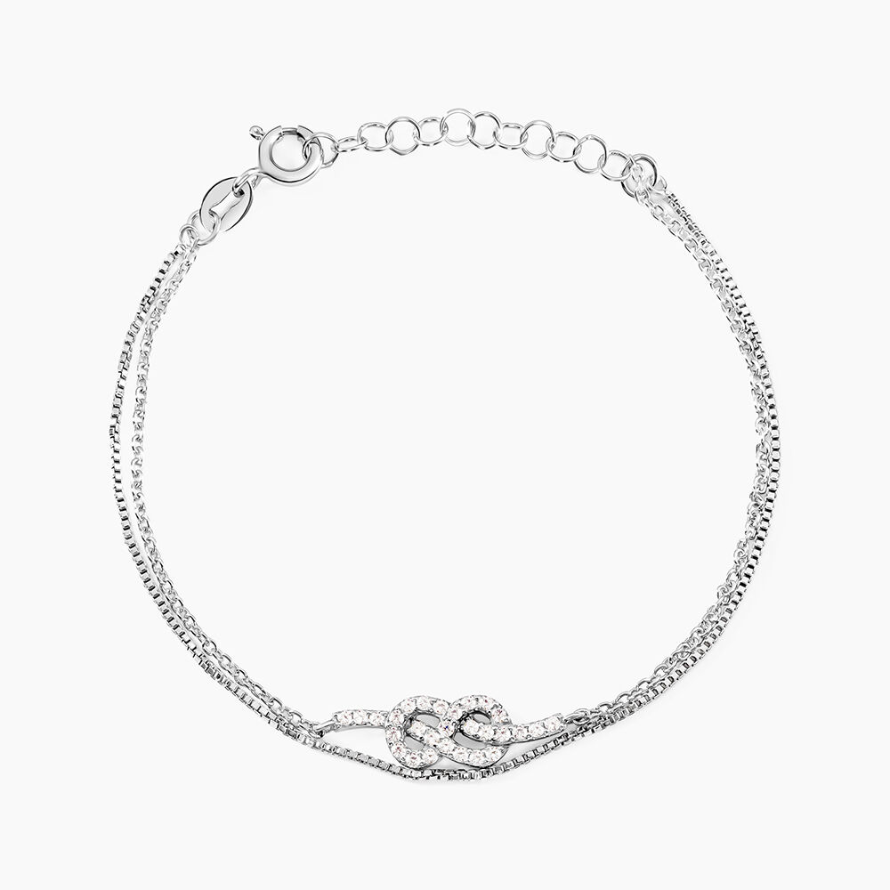 Bracelet Hadya Argent Blanc Oxyde De Zirconium - Nouveautés Femme | Marc Orian