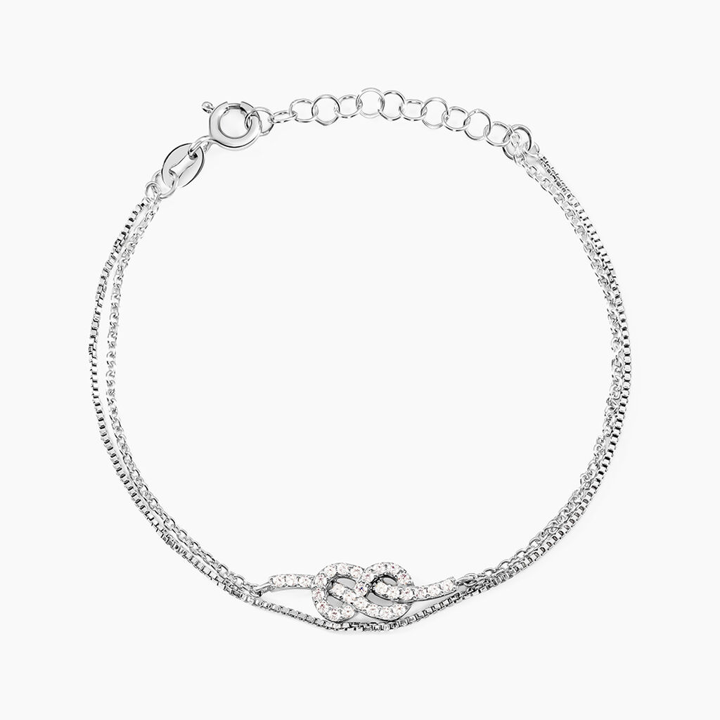 Bracelet Hadya Argent Blanc Oxyde De Zirconium - Nouveautés Femme | Marc Orian