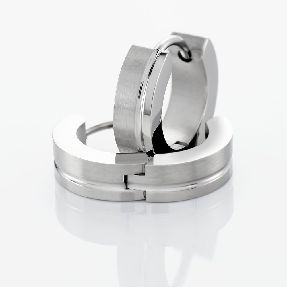 Cr&eacute;oles Casilda Acier Blanc - Cr&eacute;oles Femme | Marc Orian