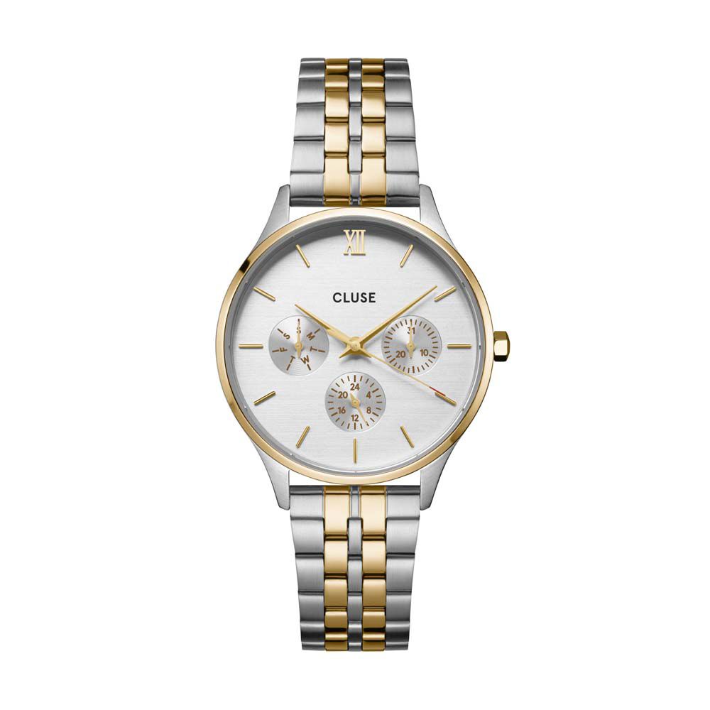 Montre Cluse Minuit Multifunction Argenté - Montres étanches Femme | Marc Orian