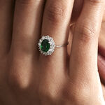 Bague Solitaire Perez Argent Blanc Oxyde De Zirconium - Bijoux fantaisie Femme | Marc Orian